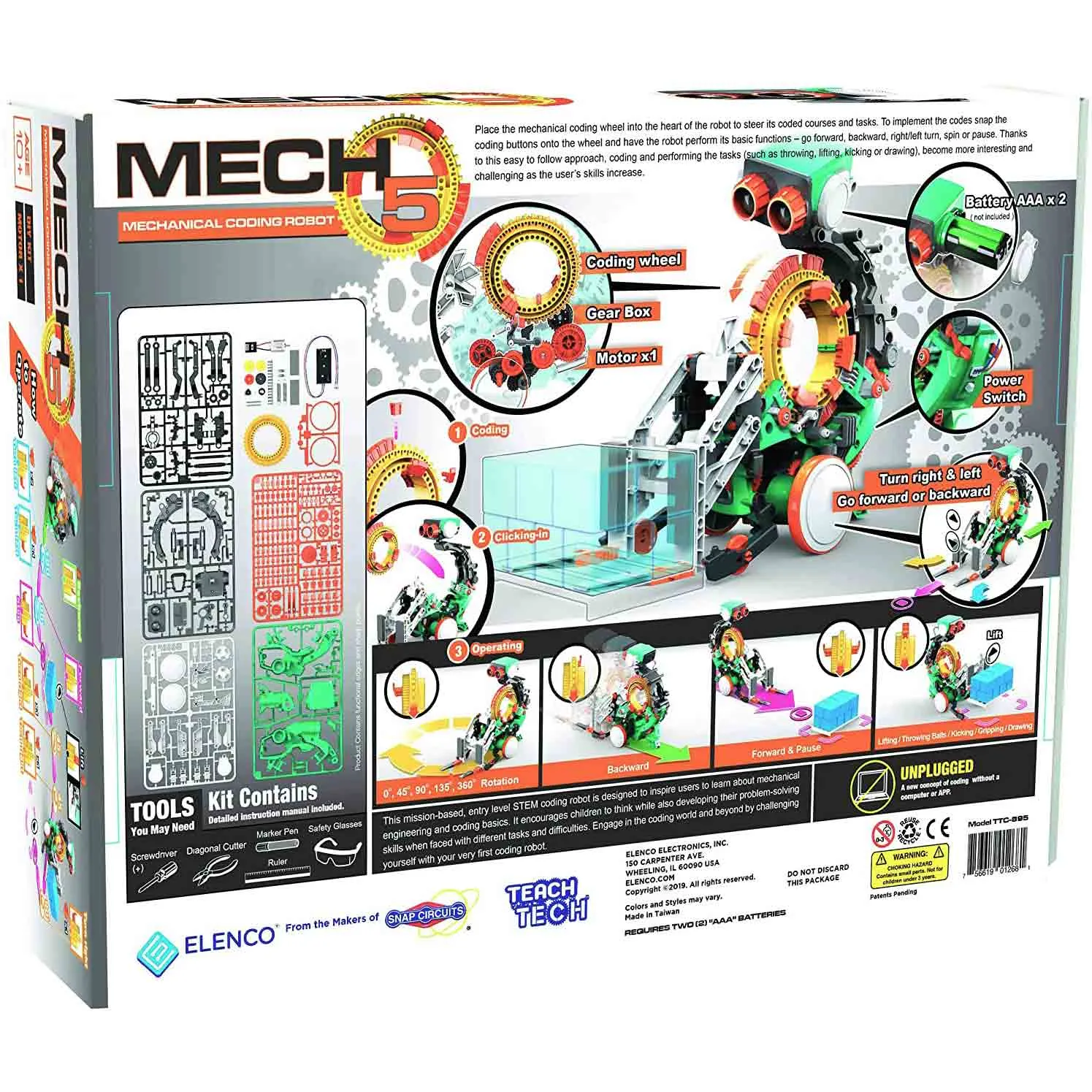 Mech5 Mechanical Coding Robot