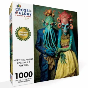 Meet the Aliens: Xantara and Nykara - 1000 Piece Jigsaw Puzzle