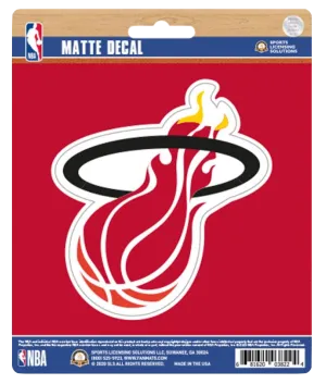 Miami HEAT Hardwood Classic Matte Decal