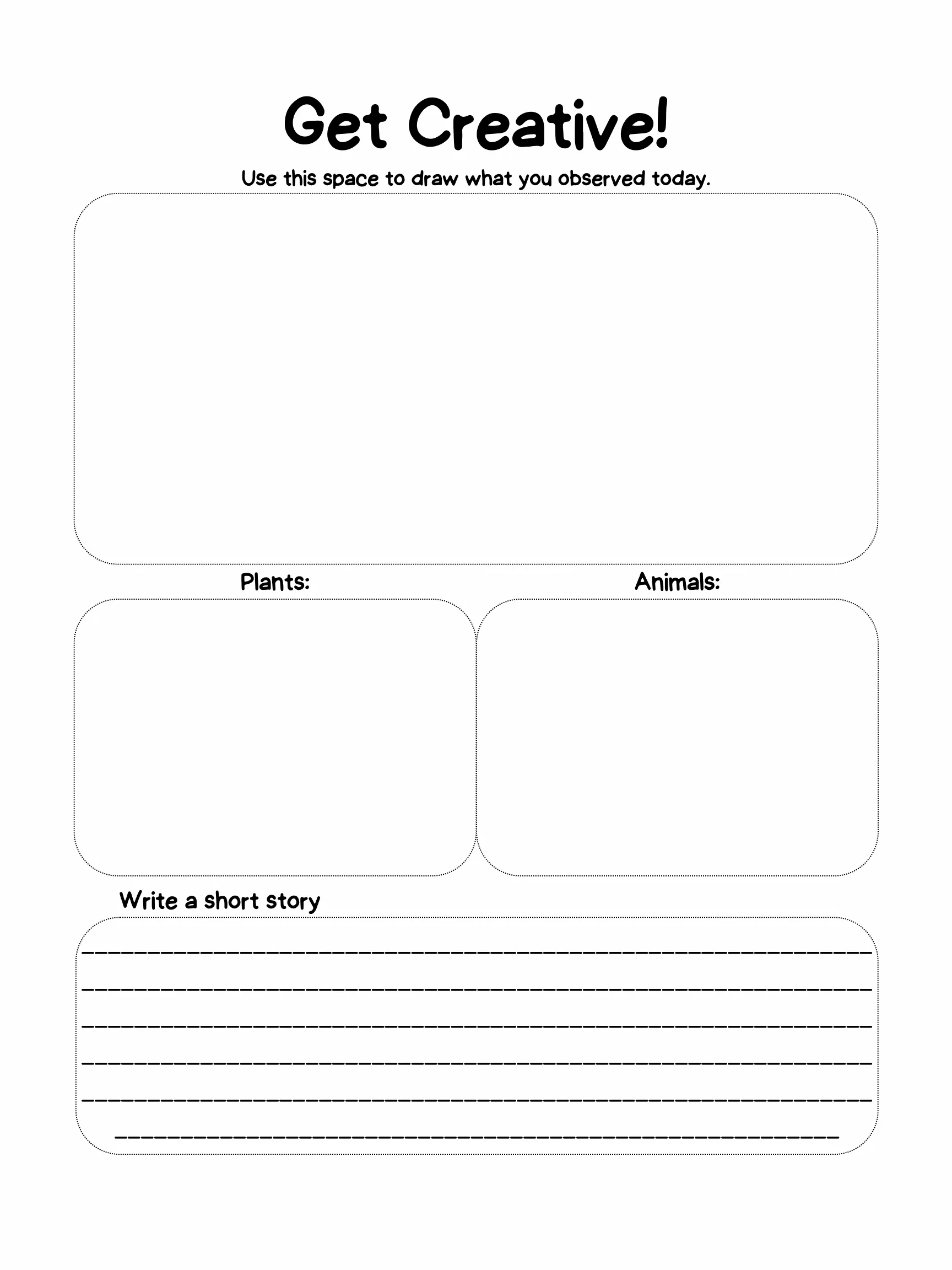 Nature Journal Printables
