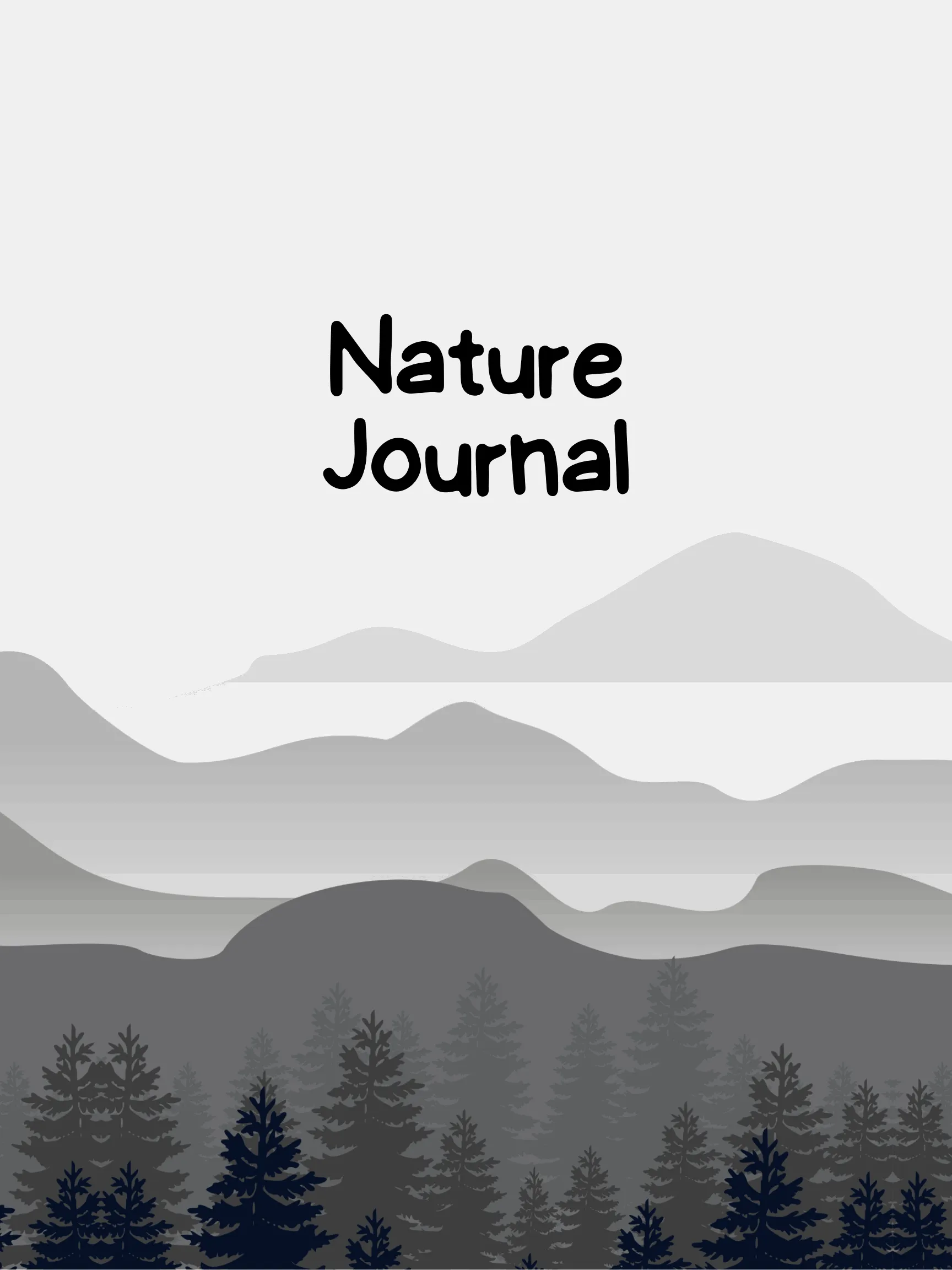 Nature Journal Printables