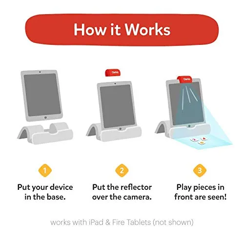 Osmo - Pizza Co. Game - Ages 5 - 12 - Communication Skills & Mental Math - For iPad and Fire Tablet (Osmo Base Required)