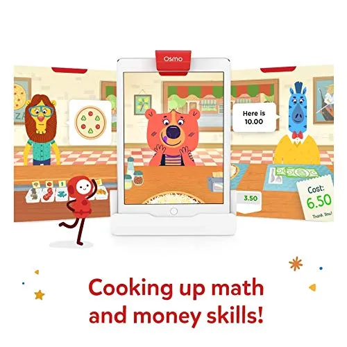 Osmo - Pizza Co. Game - Ages 5 - 12 - Communication Skills & Mental Math - For iPad and Fire Tablet (Osmo Base Required)