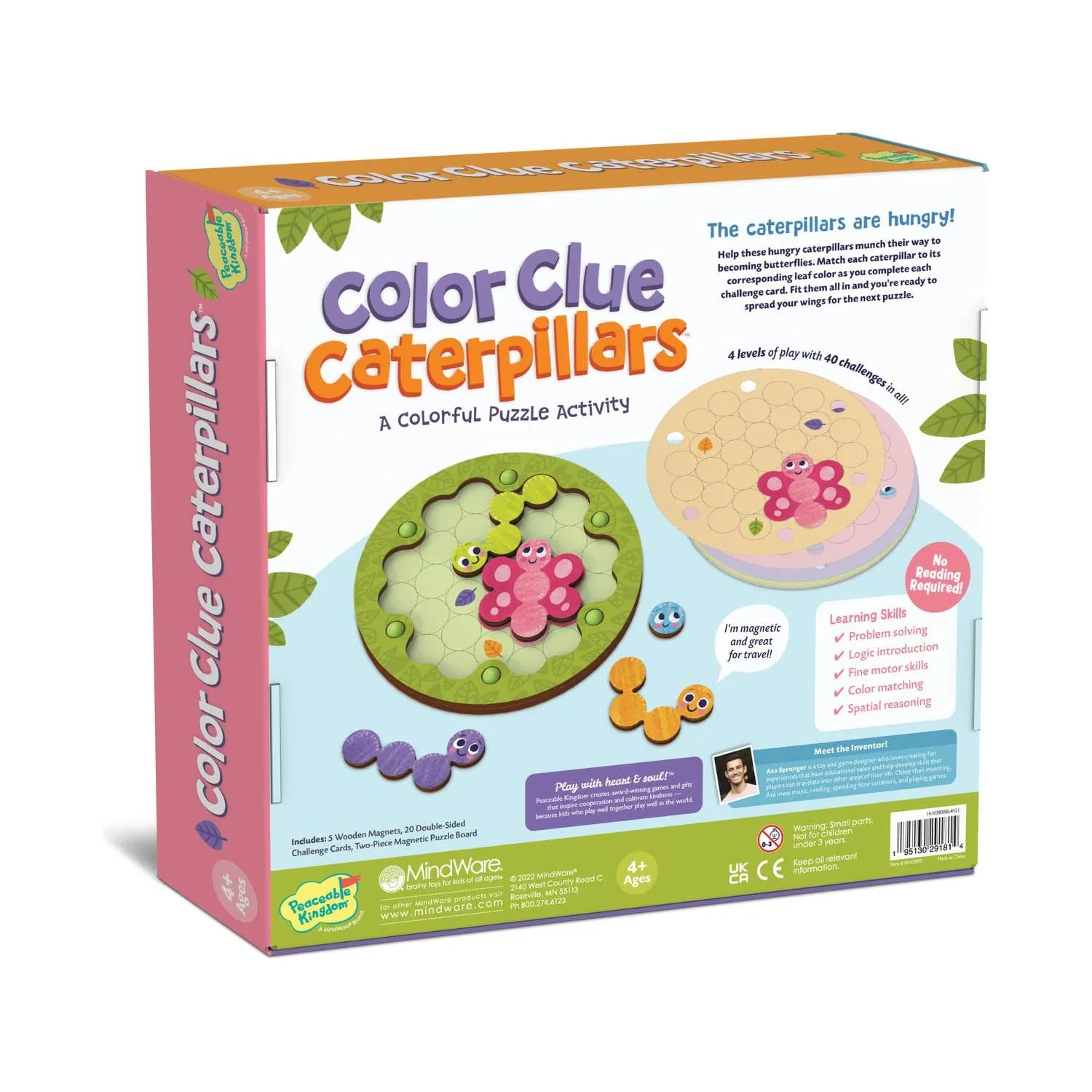 Peaceable Kingdom Colour Clue Caterpillars