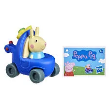 Peppa Pig Mini Buggies Car Toy - Peppa, George Pig, Zoe Zebra & Richard Rabbit in Fun Vehicles - Toy Gift (1 Count Random Pick)