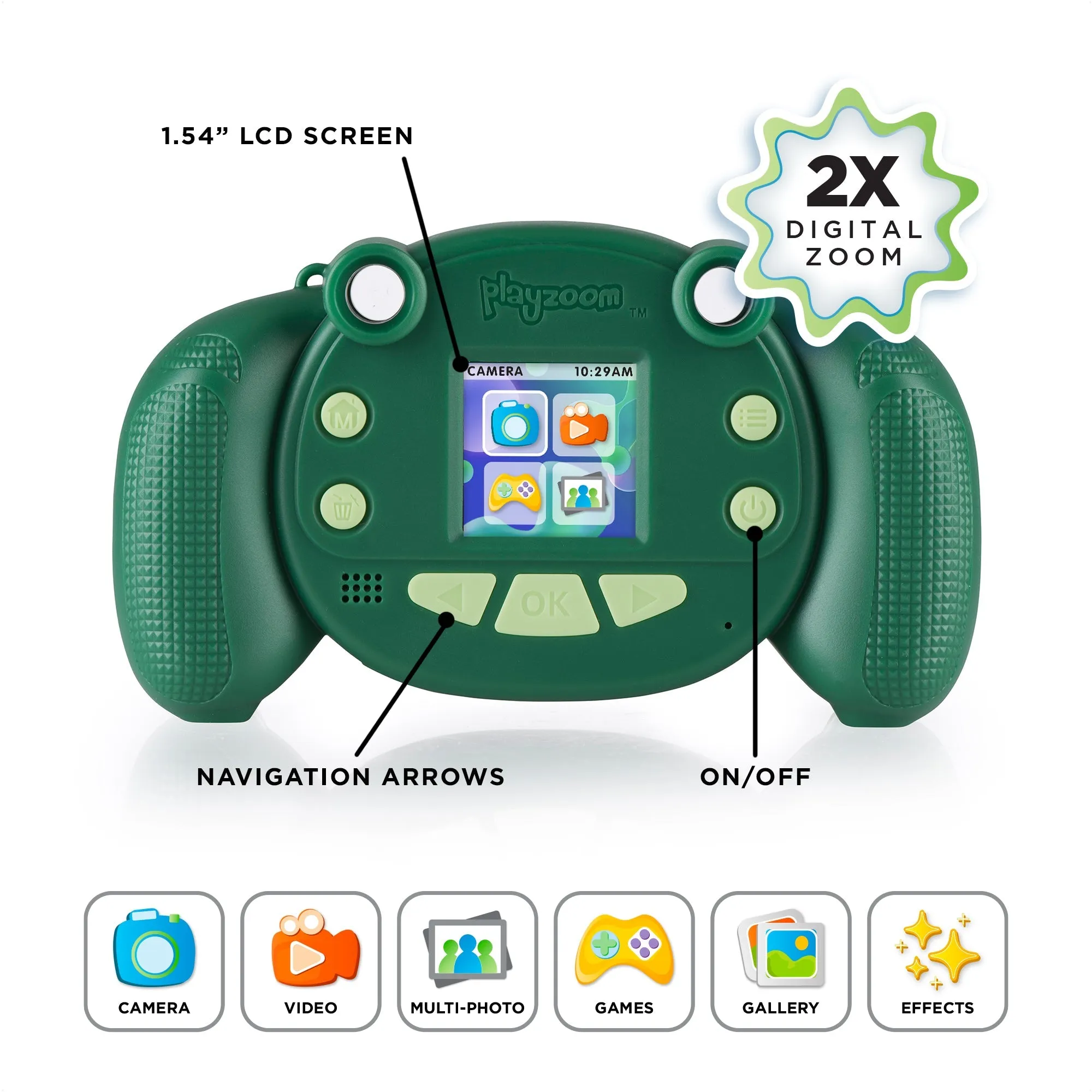 PlayZoom Snapcam, Green