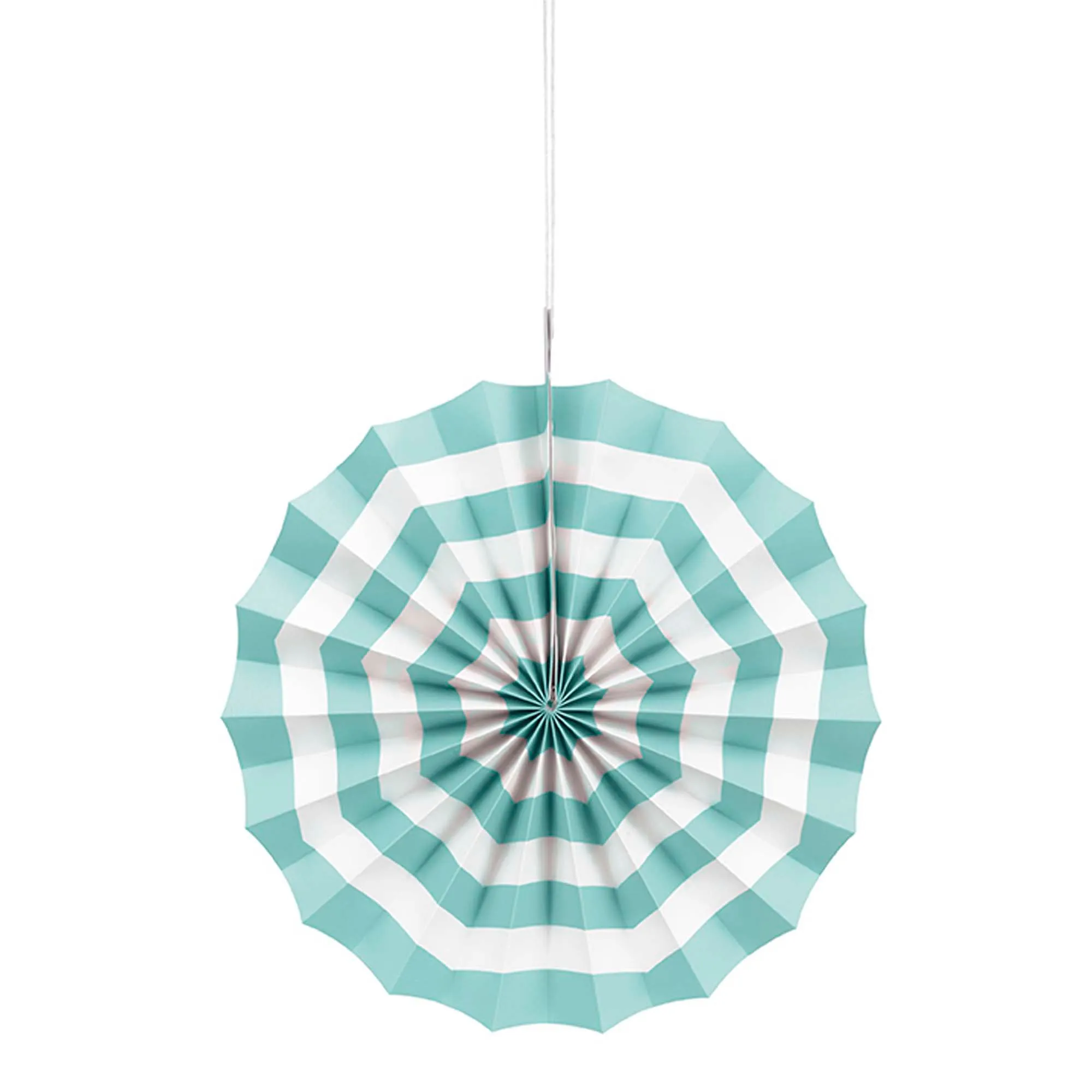Poolside Summer Paper Fan Decorations, 5 Count