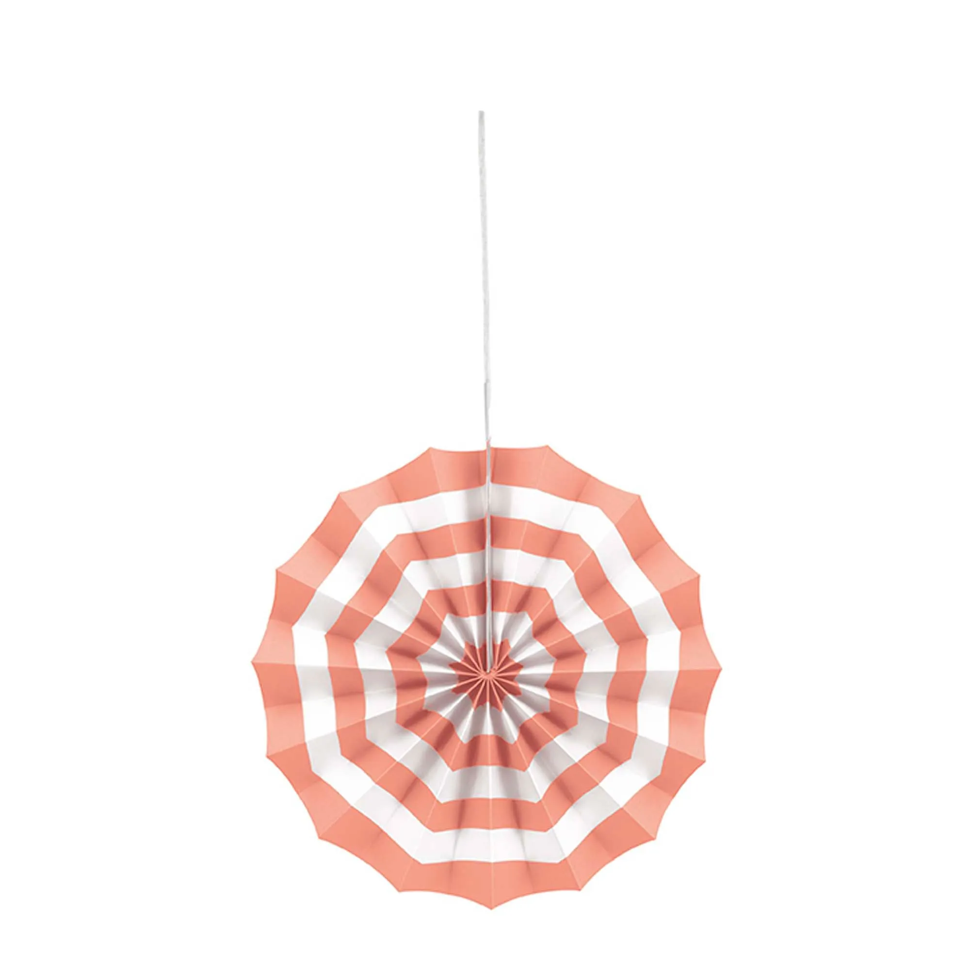 Poolside Summer Paper Fan Decorations, 5 Count