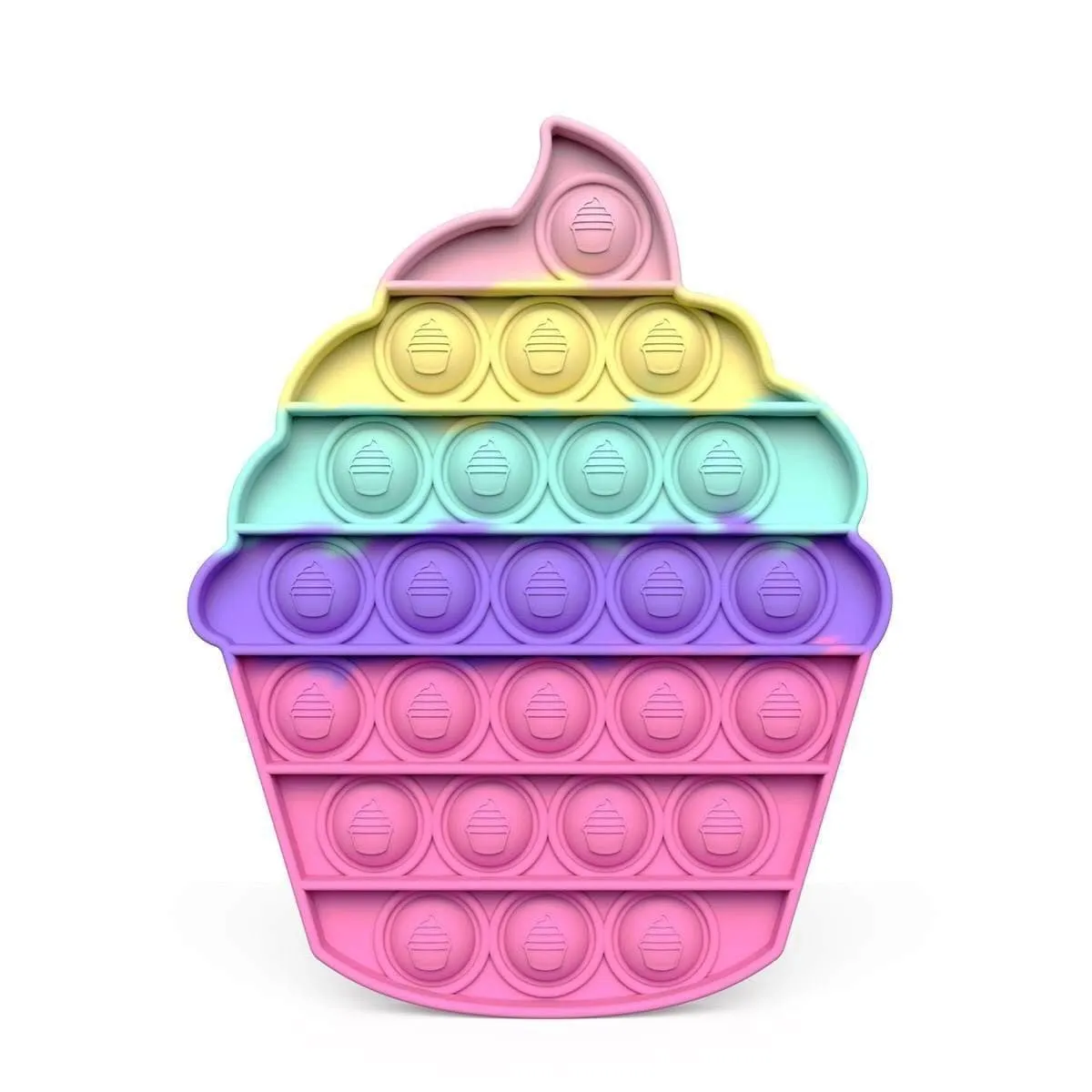 Pop It Fidget, Pastel Cupcake