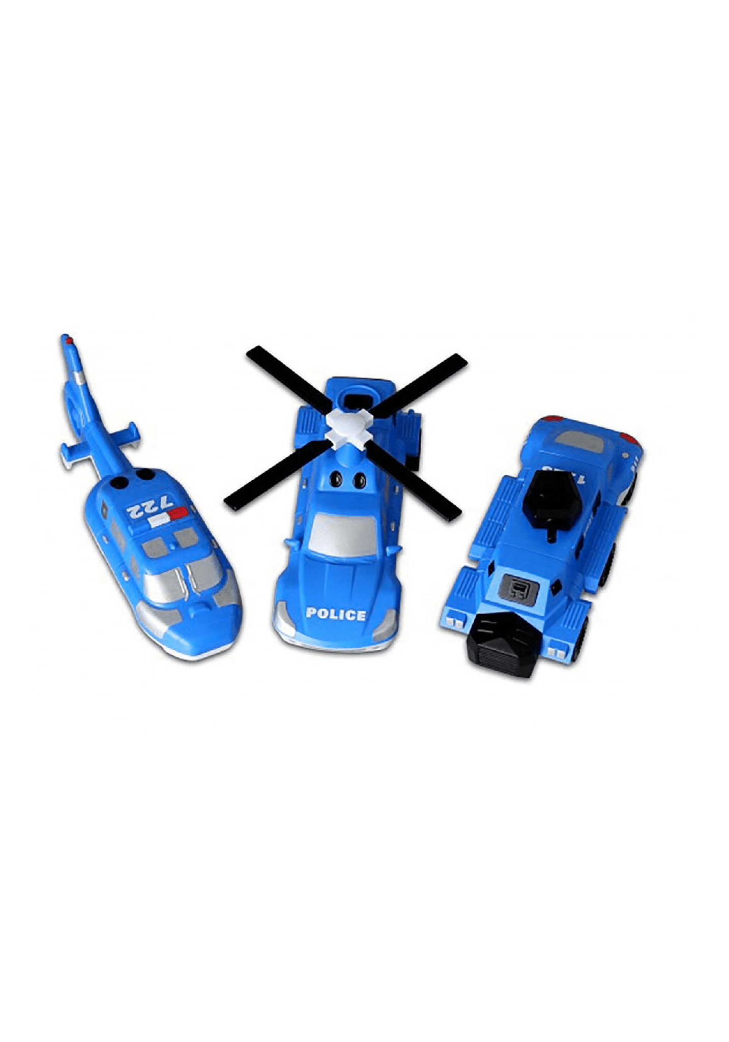 Popular Playthings Magnetic Mix or Match Vehicles-Police