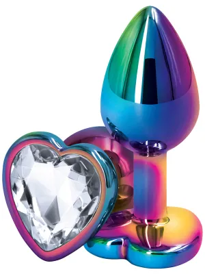Rear Assets Mulitcolor Heart Small Clear