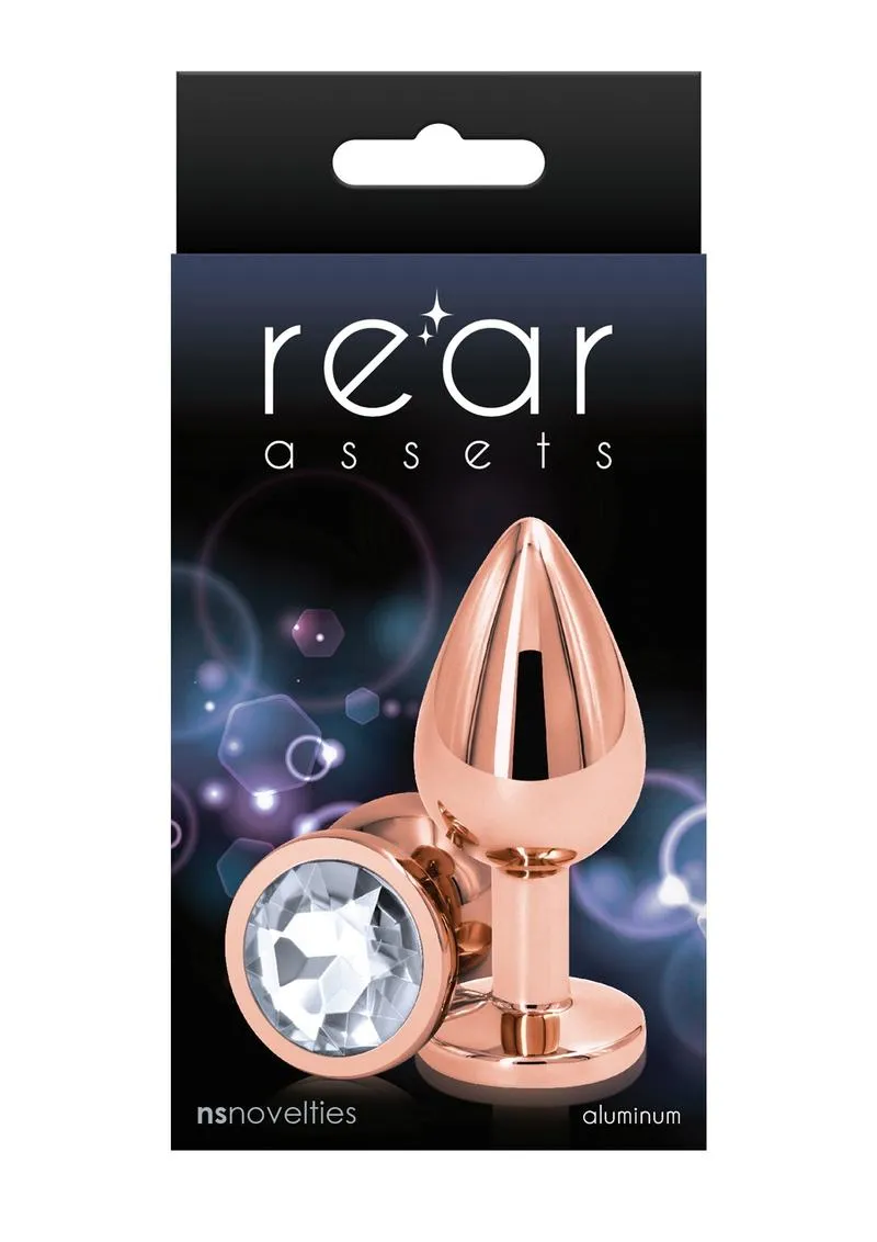 Rear Assets Rose Gold Anal Plug