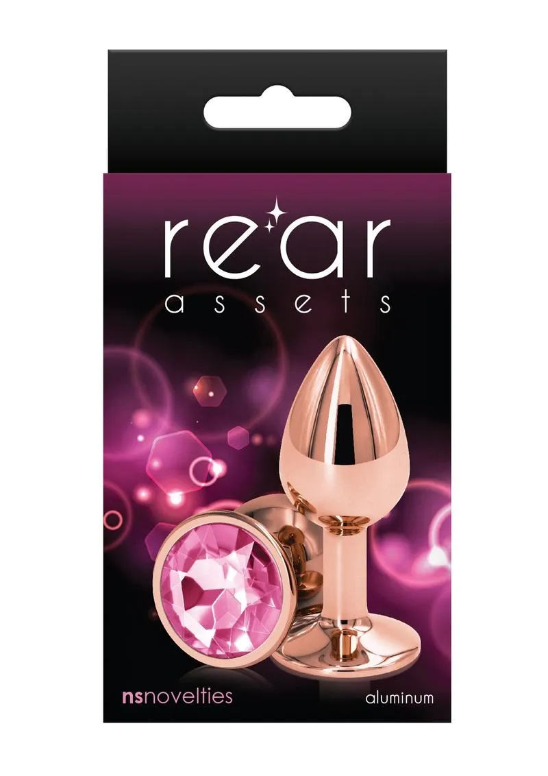 Rear Assets Rose Gold Anal Plug