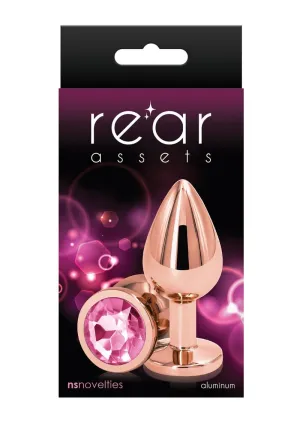 Rear Assets Rose Gold Anal Plug