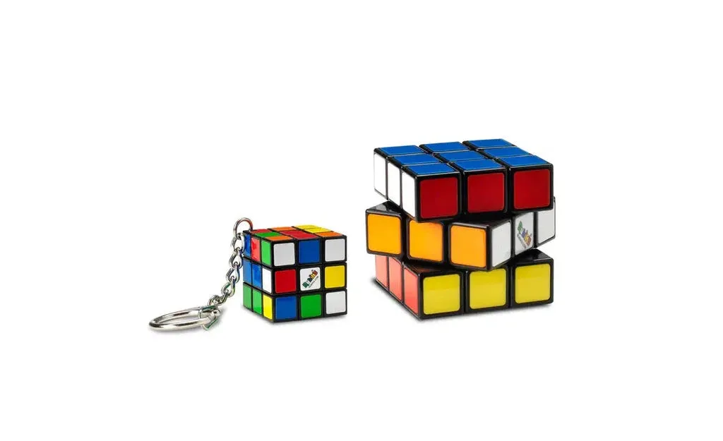 Rubik’s Classic Pack (3x3 Cube and 3x3 Keyring)