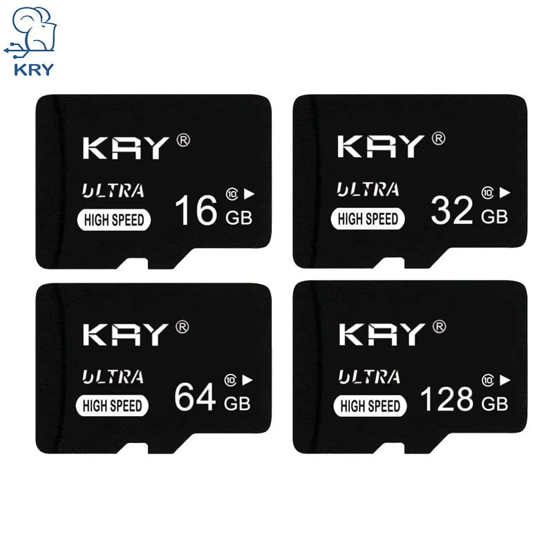 SD TF Memory Card - Class 10 with Adapter (8GB, 16GB, 32GB, 64GB, 128GB)