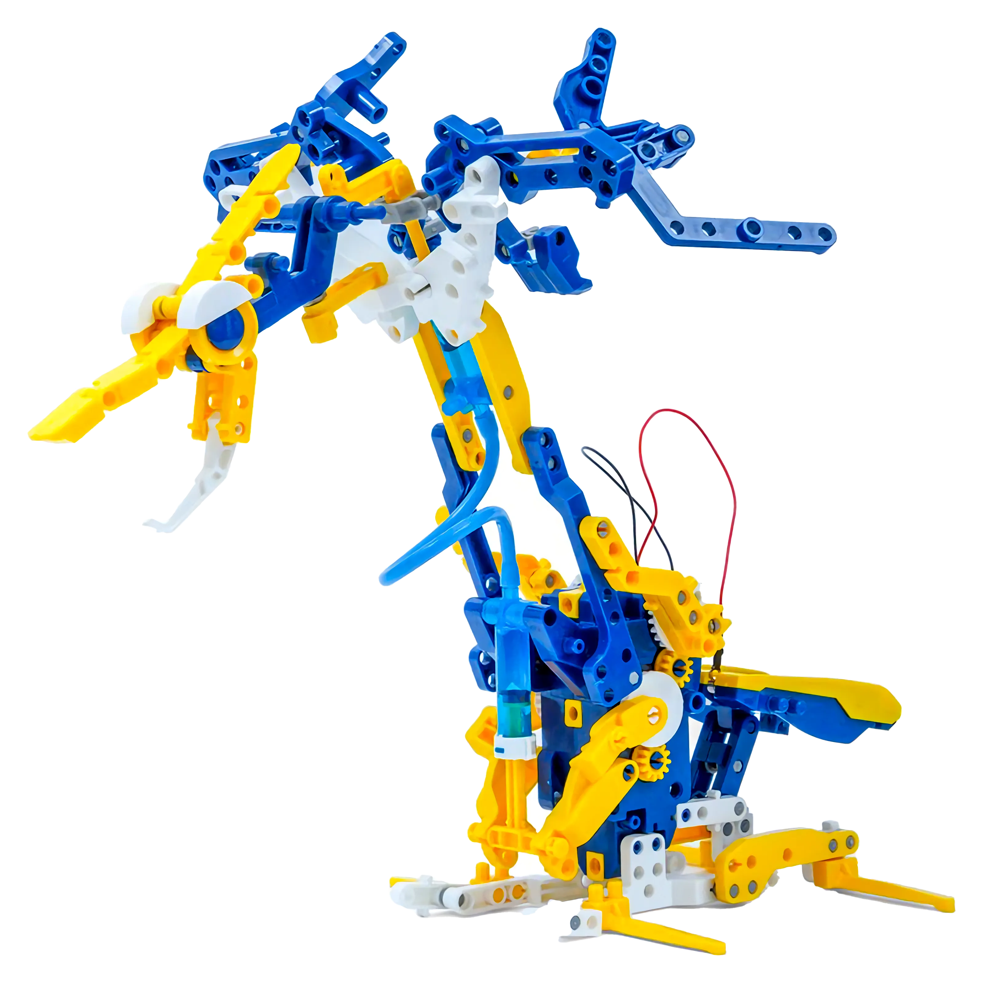 Solar-Powered 12-in-1 Hydraulic Construction Kit: Build, Learn, Play!