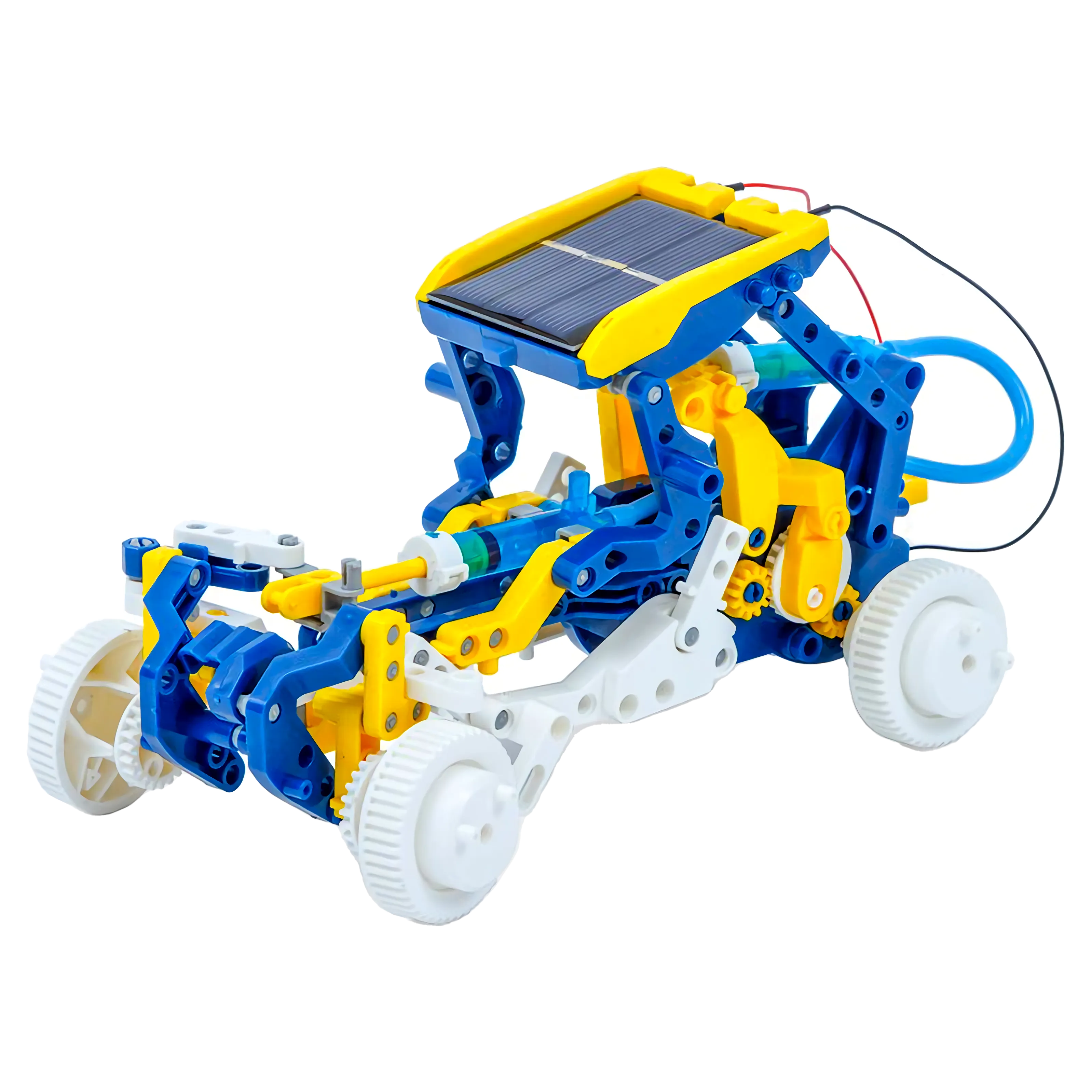 Solar-Powered 12-in-1 Hydraulic Construction Kit: Build, Learn, Play!