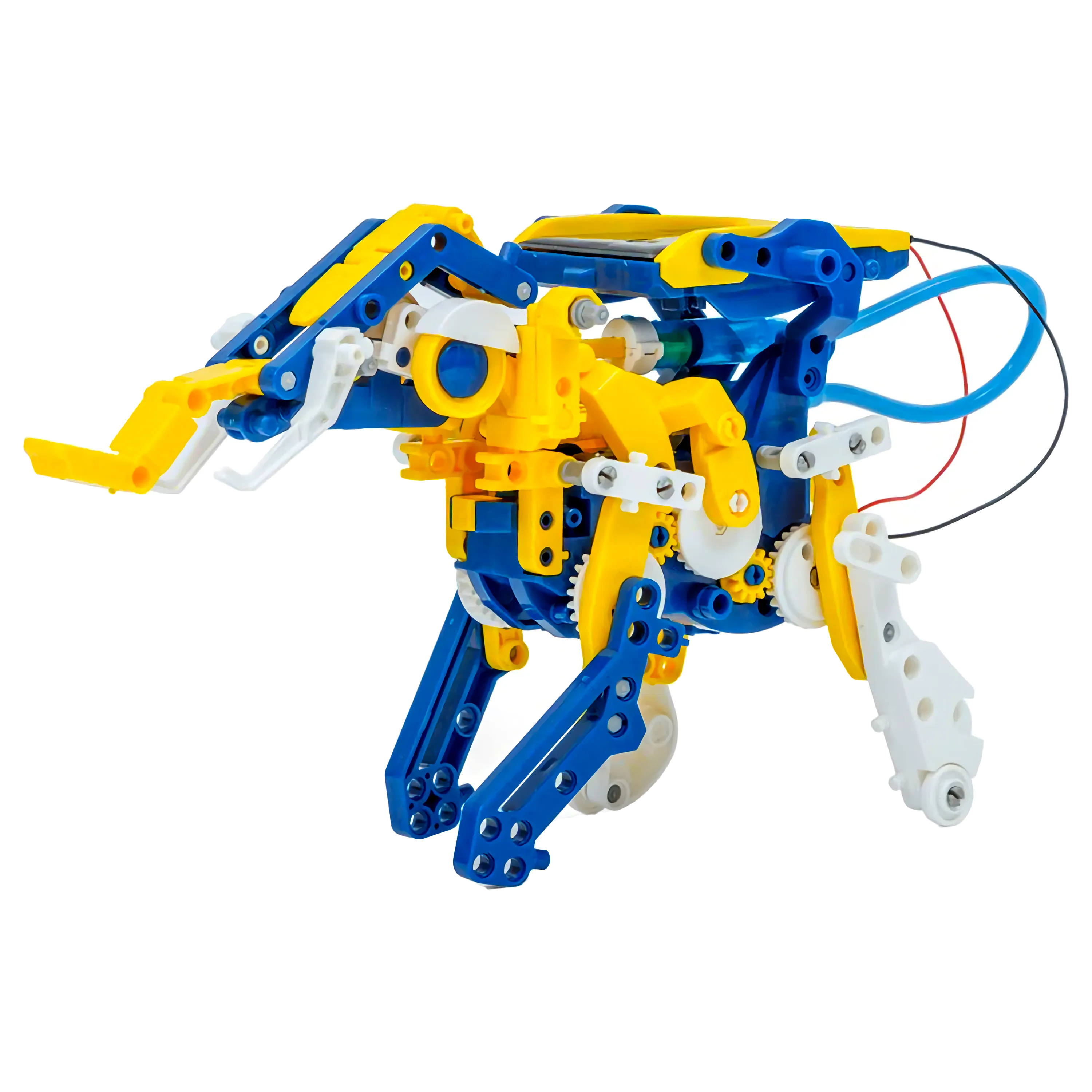 Solar-Powered 12-in-1 Hydraulic Construction Kit: Build, Learn, Play!