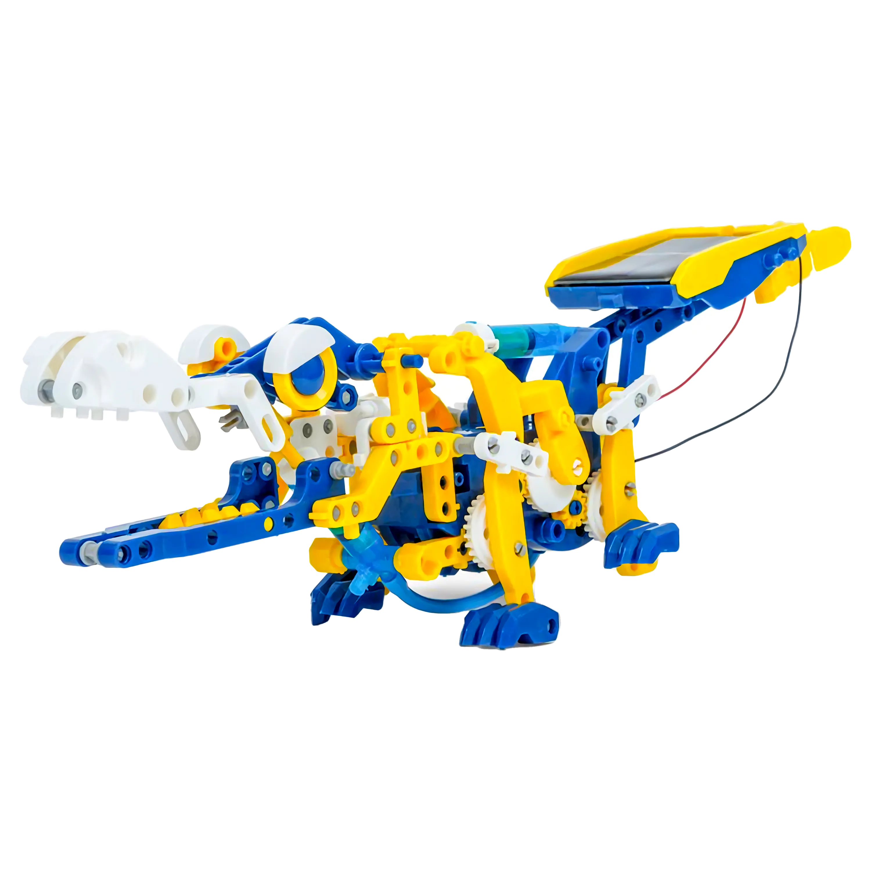Solar-Powered 12-in-1 Hydraulic Construction Kit: Build, Learn, Play!