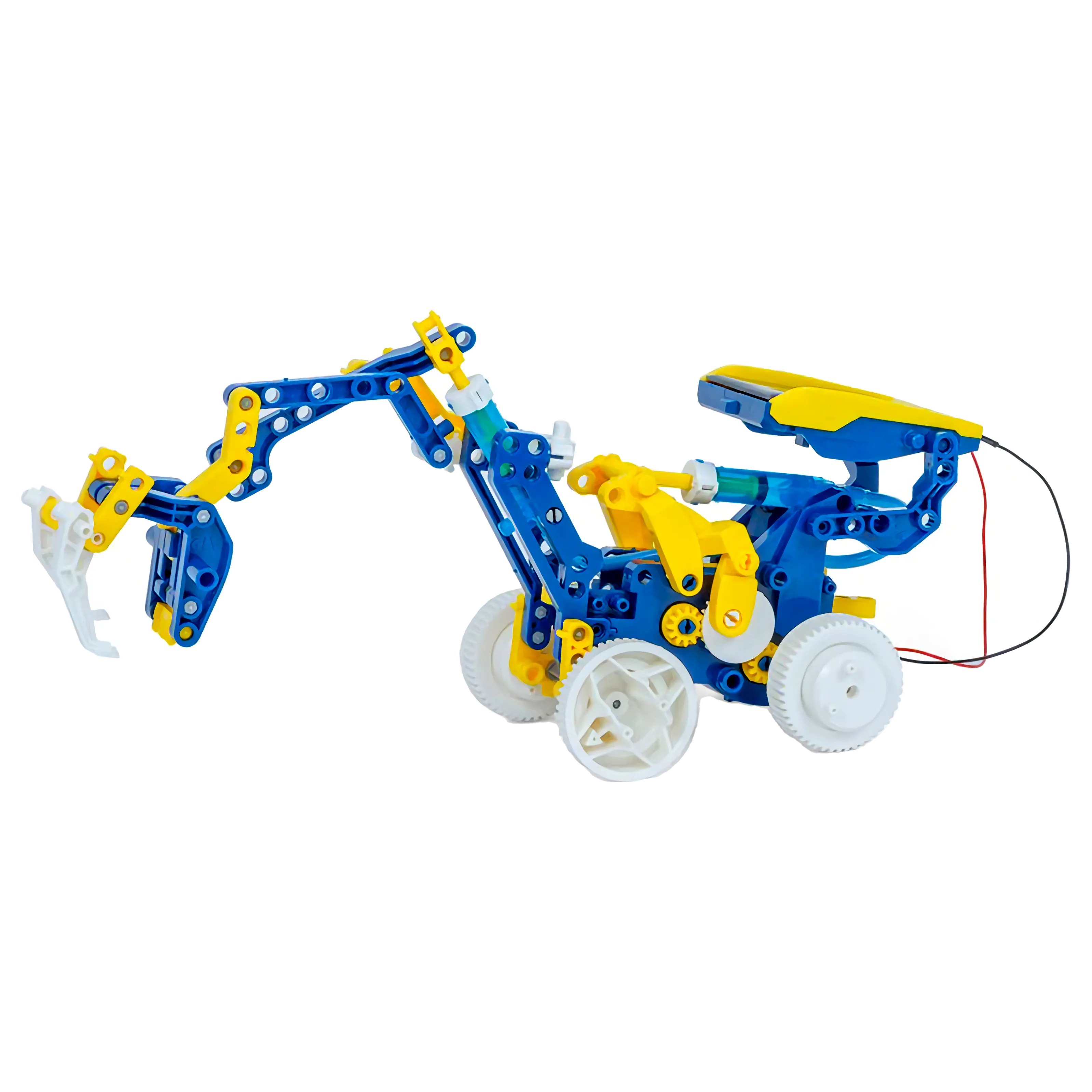 Solar-Powered 12-in-1 Hydraulic Construction Kit: Build, Learn, Play!