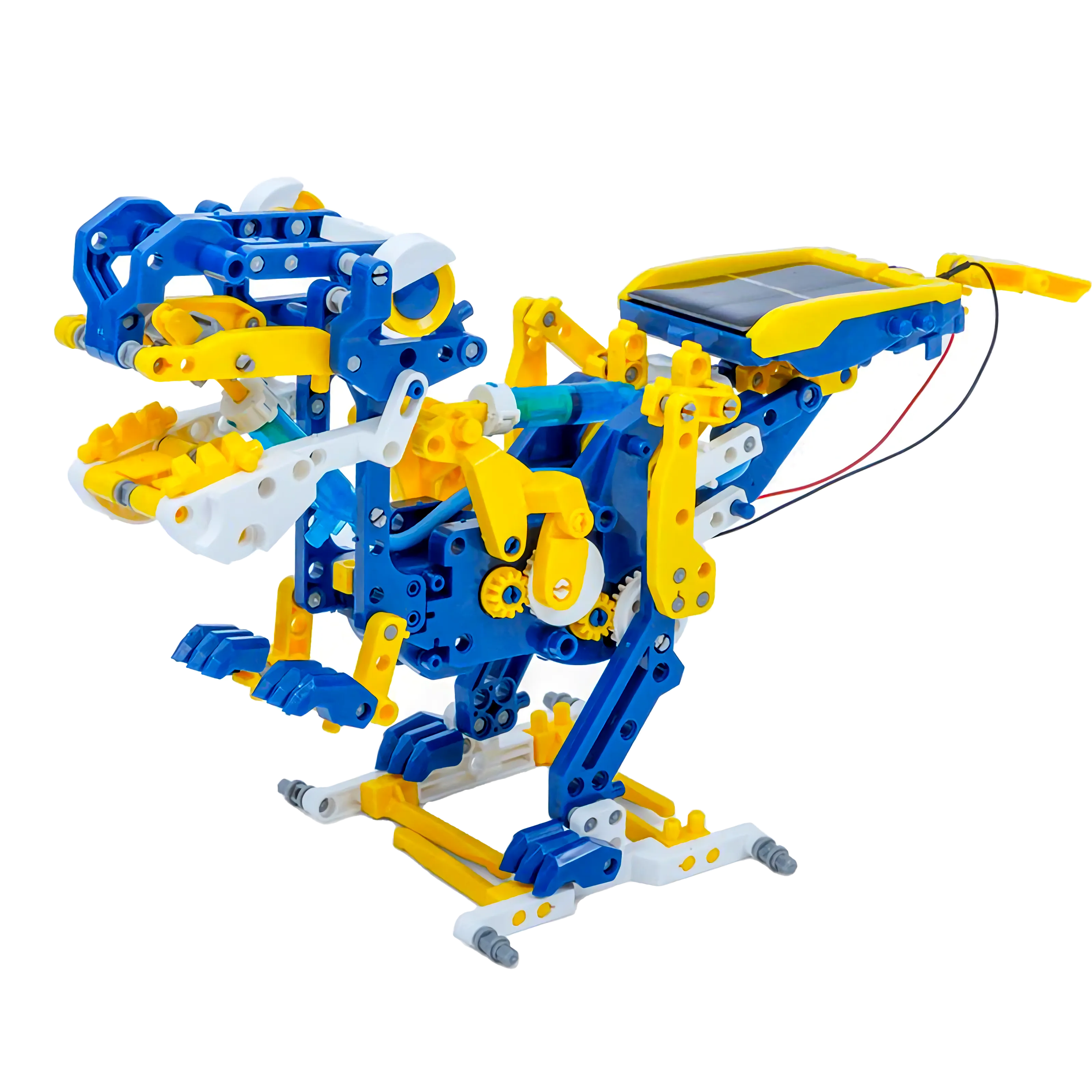 Solar-Powered 12-in-1 Hydraulic Construction Kit: Build, Learn, Play!