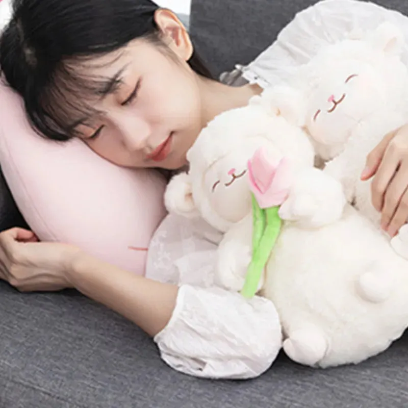 Spring Tulip Lamb Plush
