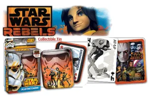 Star Wars Rebels Playing Cards in Collectible Tin
