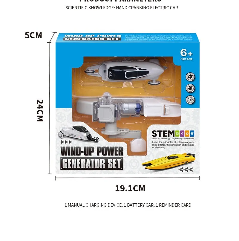 STEM DIY Wind-up Power Generator Set - 009