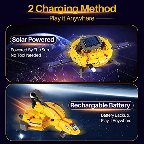 STEM Projects for Kids Age 8-12, Science Kits for Boys, Solar Robot Space Toys Gifts for 8-14 Year Old Teen Boys Girls, 120Pcs Building Experiments Robots for Teenage Ages 9 10 11 12.