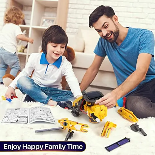 STEM Projects for Kids Age 8-12, Science Kits for Boys, Solar Robot Space Toys Gifts for 8-14 Year Old Teen Boys Girls, 120Pcs Building Experiments Robots for Teenage Ages 9 10 11 12.
