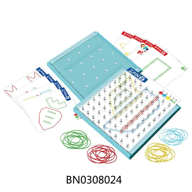 STEM Rubber Band Pattern Board Game