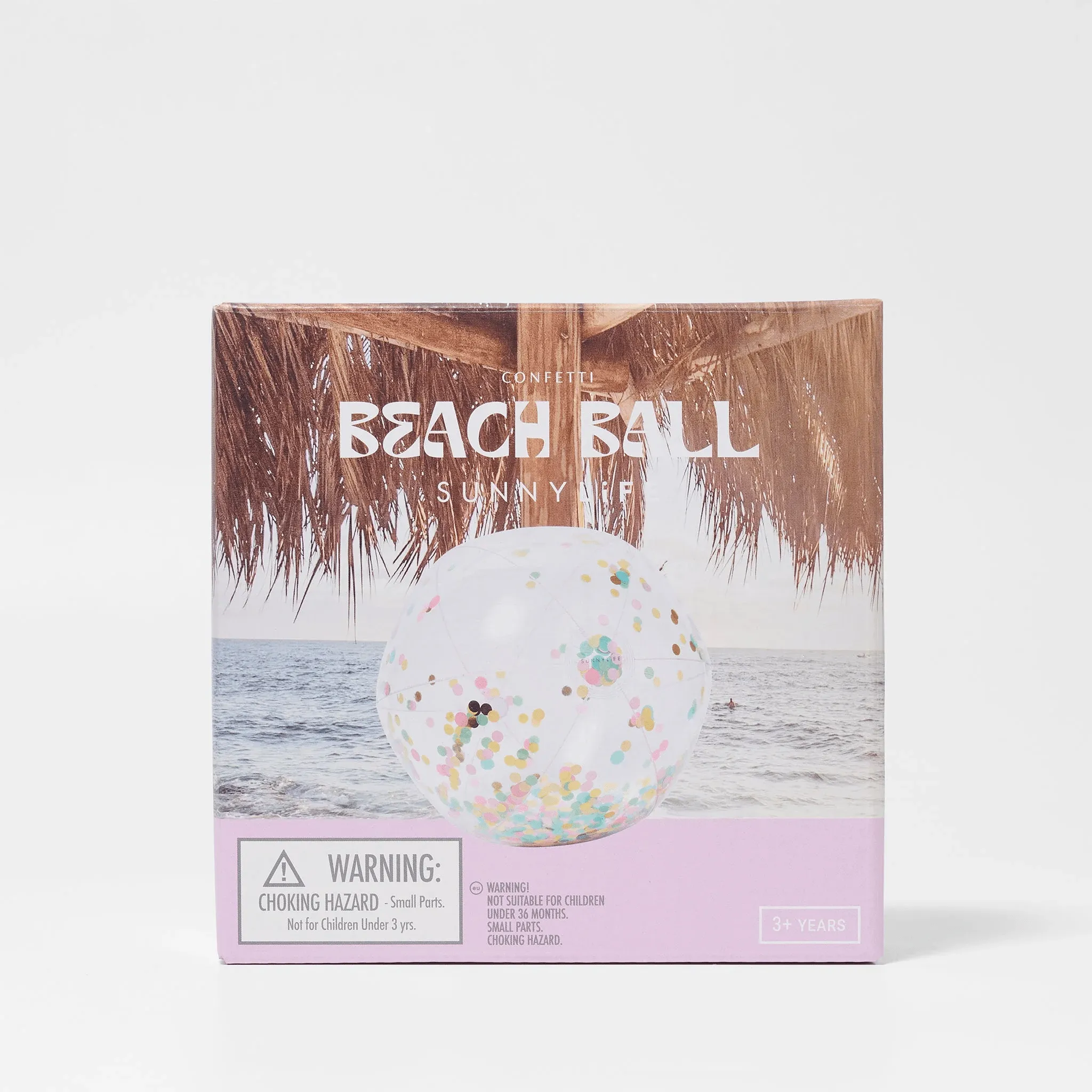 SUNNYLiFE Inflatable Beach Ball Confetti Multi