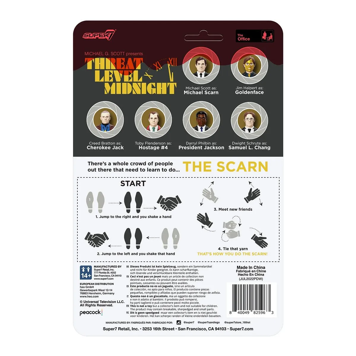 The Office Michael Scarn 3 3/4-Inch ReAction Figure