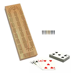 Three Track Cribbage Game