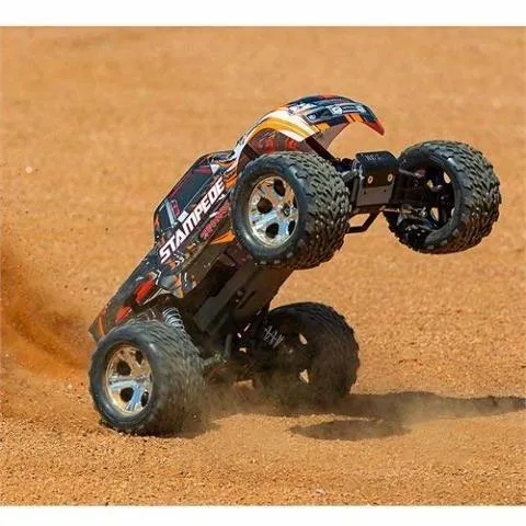 Traxxas 36054-4-ORNG Stampede® 1/10 Scale Monster Truck Orange 2wd XL-5 No Battery or Charger