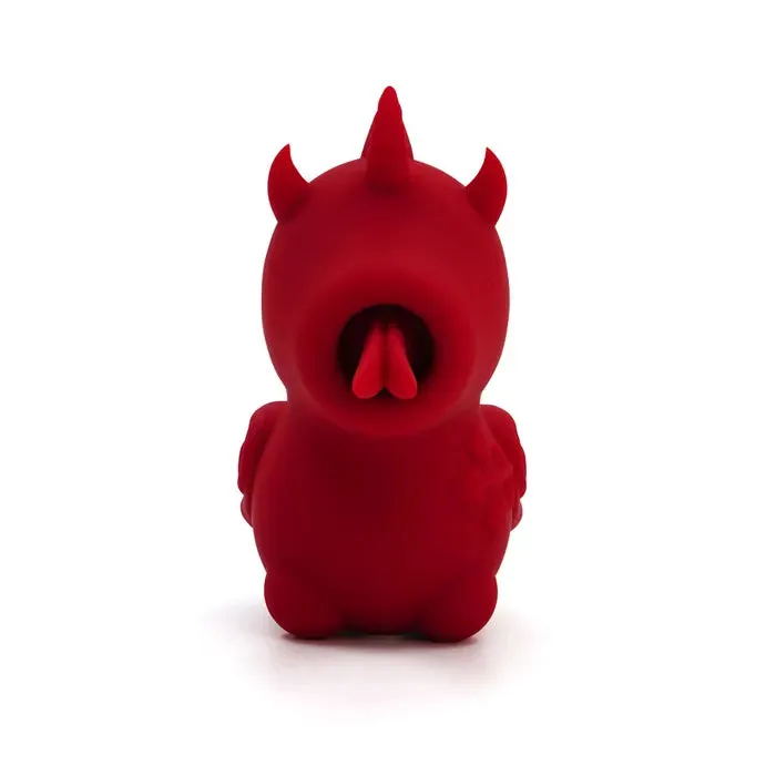 Unihorn Blaze Diablo Fork Tongue Massager Red