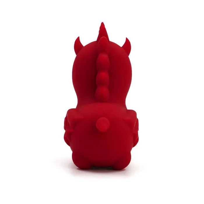 Unihorn Blaze Diablo Fork Tongue Massager Red