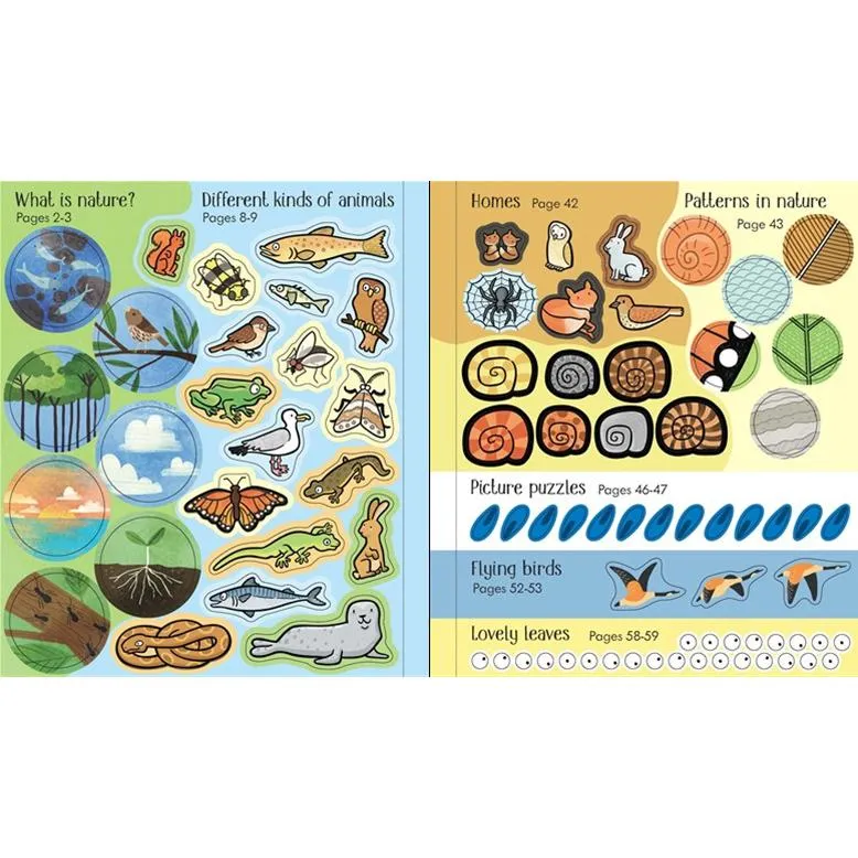 Usborne little children’s nature activity book