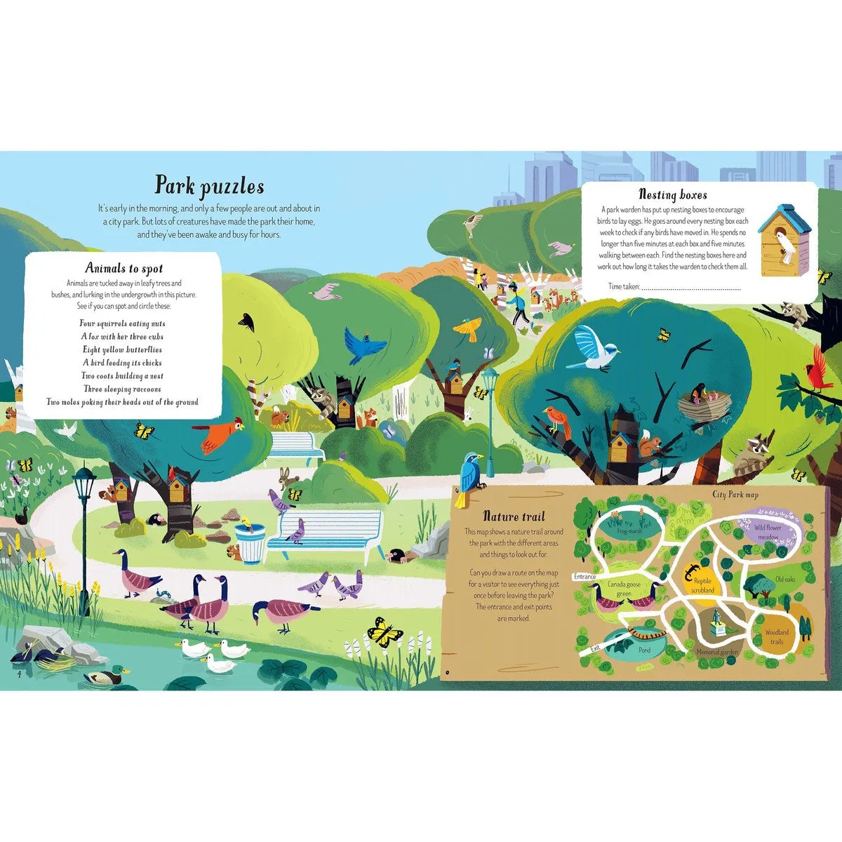 Usborne nature activity book