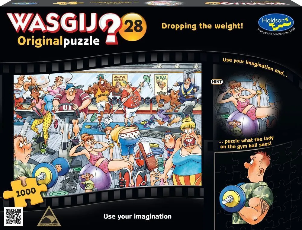 Wasgij Original #28 Dropping The Weight! 1000 Piece Puzzle