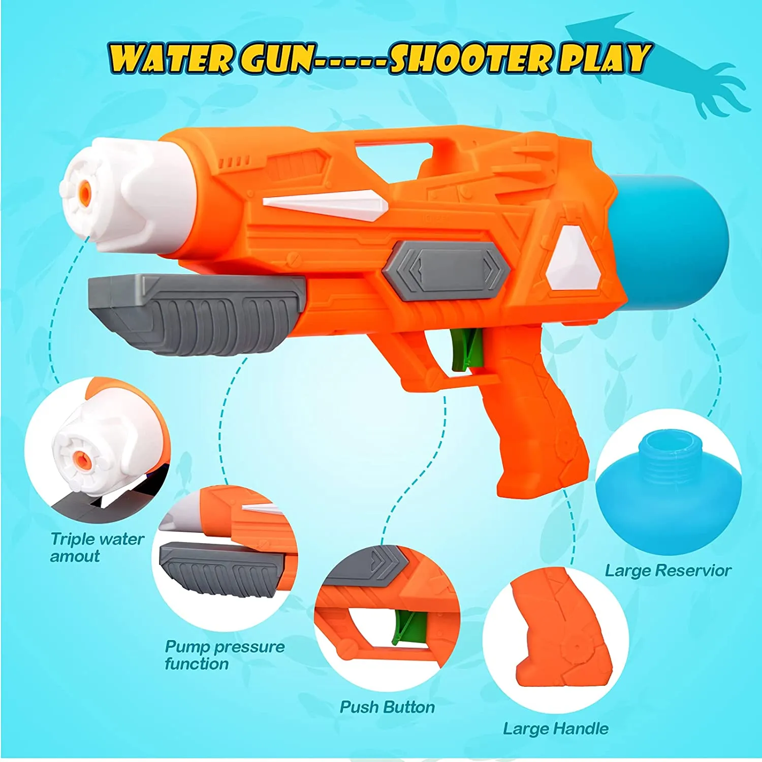 Water Gun, 2 Pack