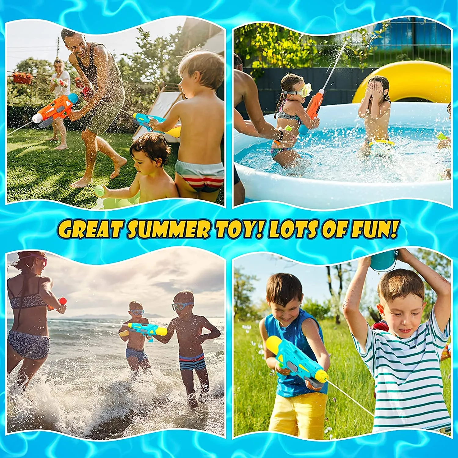 Water Gun, 2 Pack